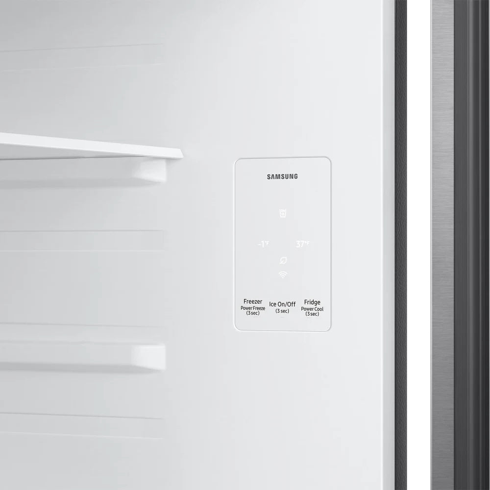 Samsung RT70F18LRSR 18 Cu. Ft. Top Freezer Refrigerator With All-Around Cooling In Stainless Steel
