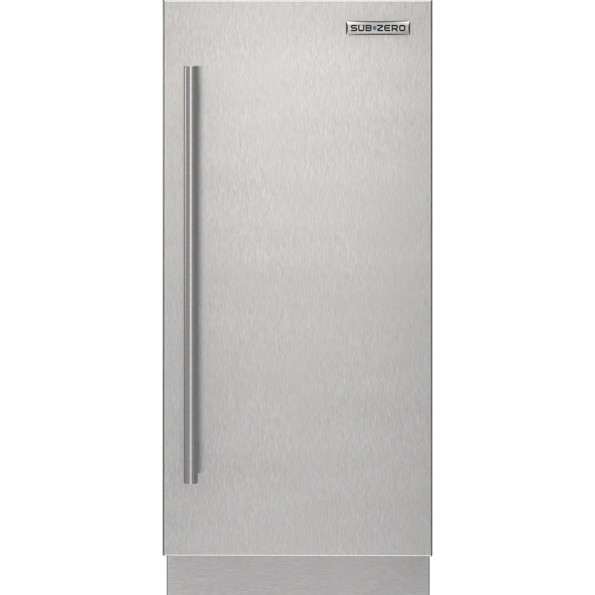 Sub-Zero 9029166 Stainless Steel Solid Door Panel - Tubular Handle, Right Hinge