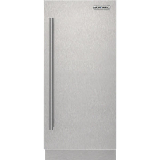Sub-Zero 9029166 Stainless Steel Solid Door Panel - Tubular Handle, Right Hinge
