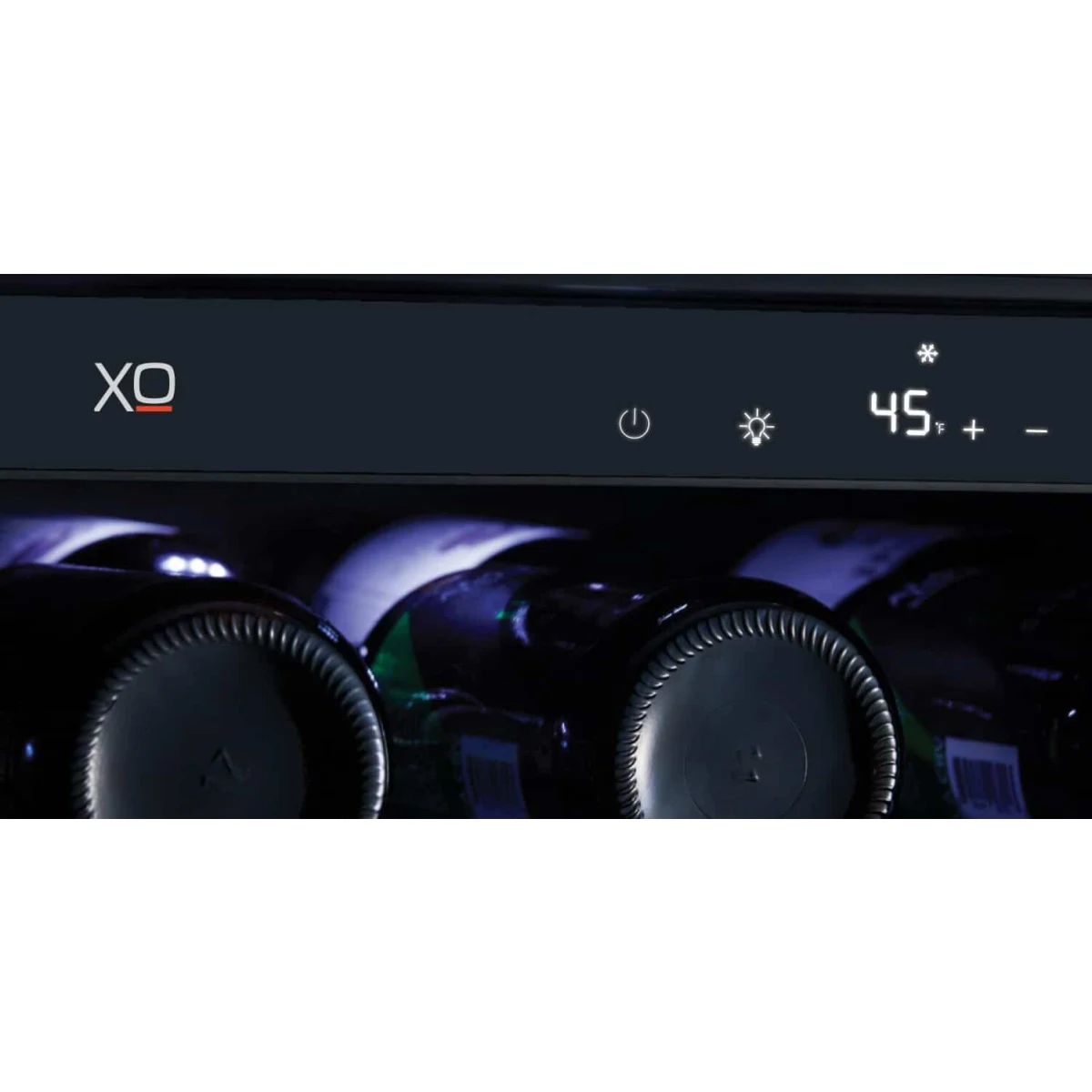 Xo Appliance XOU15WGBSL Wine Cooler 15" Black Stainless Lh