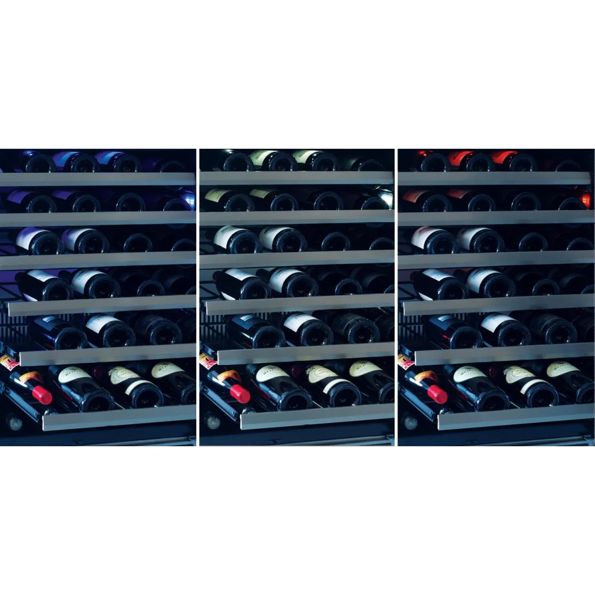 Xo Appliance XOU15WGBSL Wine Cooler 15" Black Stainless Lh