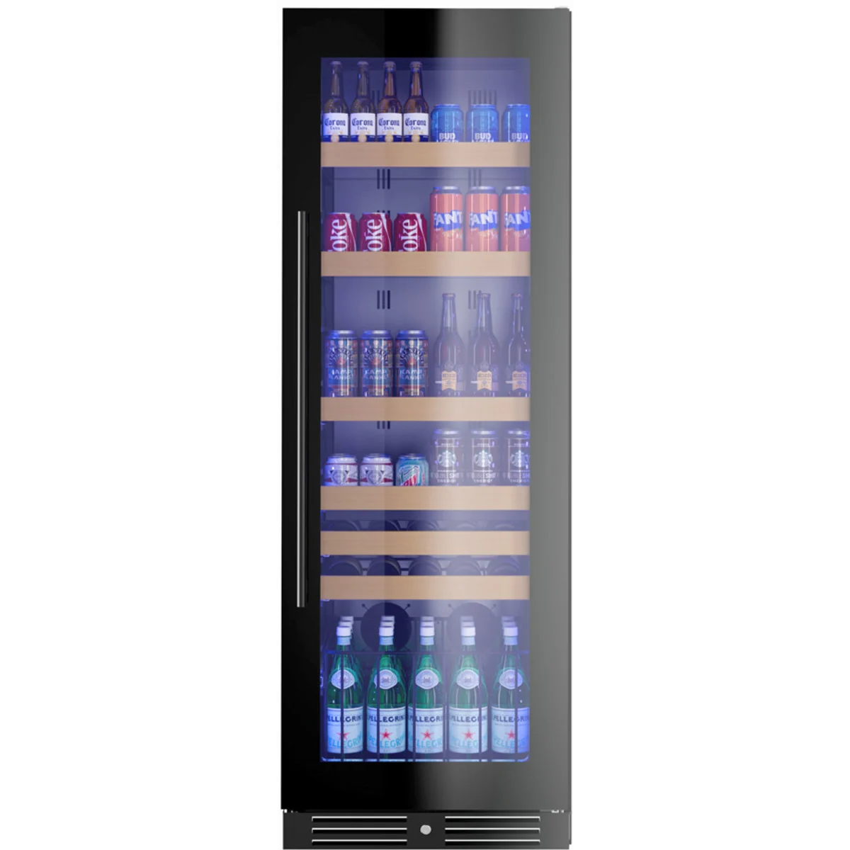 Xo Appliance XOU2470BCGB Tall Beverage Center Black Glass