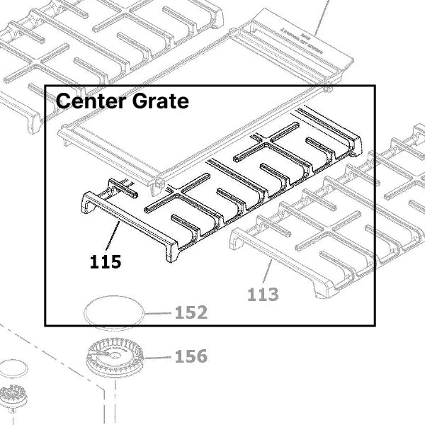 GE CGS700M2 Passover Parts