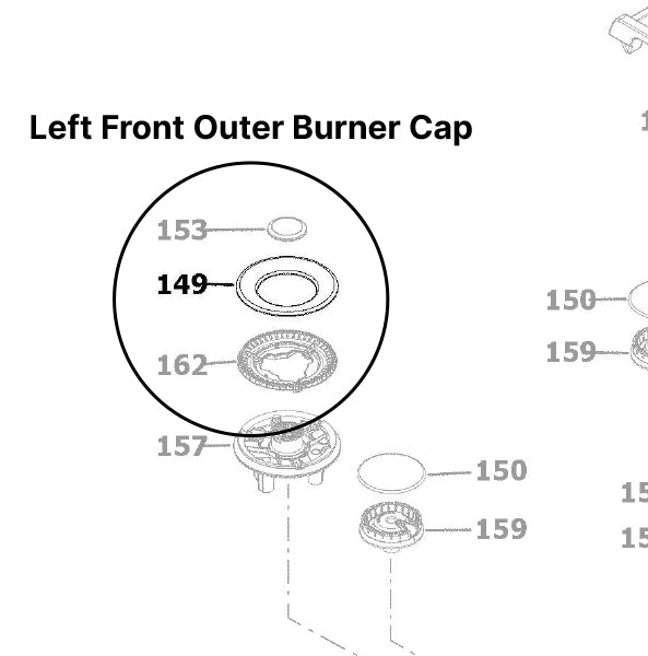 GE CGS700M2 Passover Parts