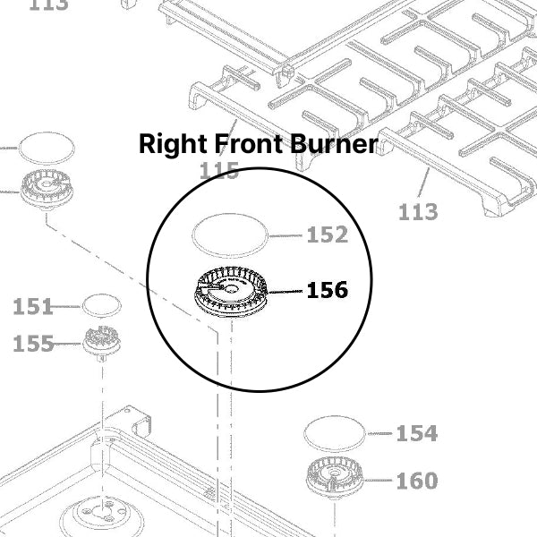 GE CGS700M2 Passover Parts
