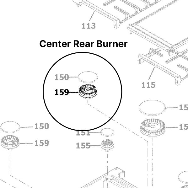 GE CGS700M2 Passover Parts