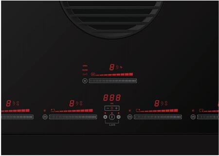 Fisher & Paykel CID364DTB4 Induction Cooktop, 36", 4 Zones With Integrated Ventilation