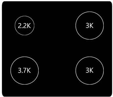 Fisher & Paykel CI304DTB4 Induction Cooktop, 30", 4 Zones