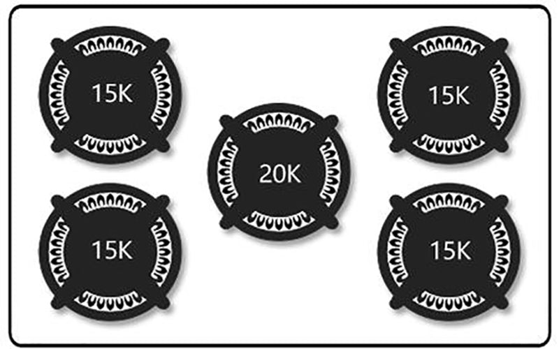 Fisher & Paykel CDV2365HNN Gas Cooktop, 36"