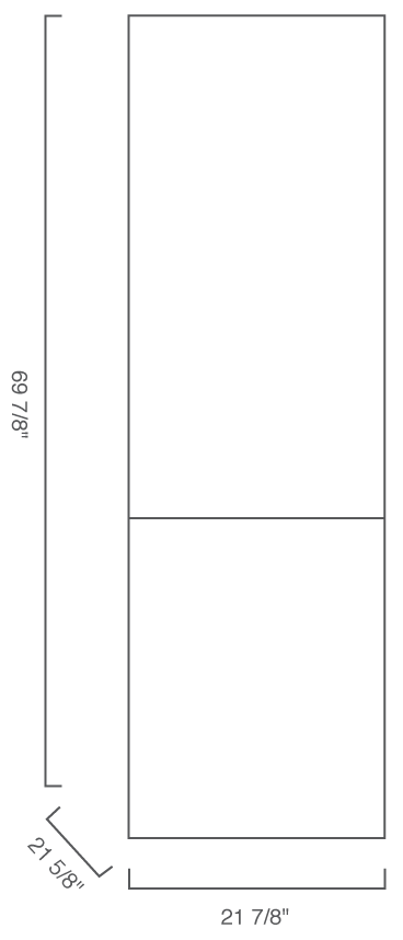 Blomberg Appliances BRFB1051FFBI2 22In Bottom Freezer/Fridge 10.5 Cu Ft, Fully Integrated Panel Ready