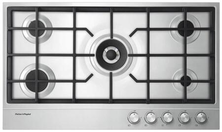 Fisher & Paykel CG365DNGX1N Gas On Steel Cooktop, 36"