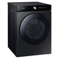 Samsung DVE46BB6700VA3 Bespoke 7.5 Cu. Ft. Large Capacity Electric Dryer With Super Speed Dry And Ai Smart Dial In Brushed Black
