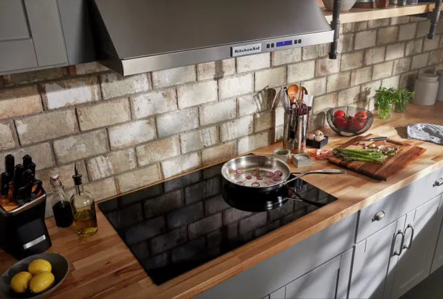 Kitchenaid KCES950KBL 30" Electric Cooktop With 5 Elements And Touch-Activated Controls