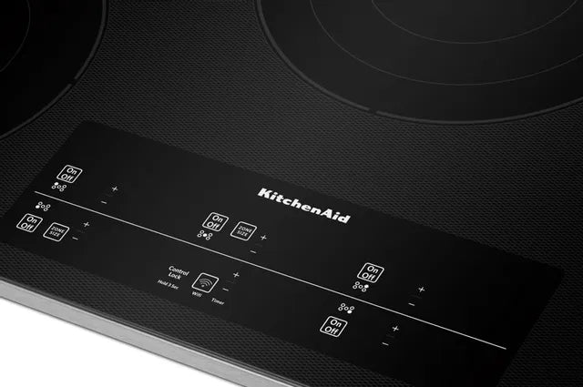 Kitchenaid KCES956KSS 36" Electric Cooktop With 5 Elements And Touch-Activated Controls