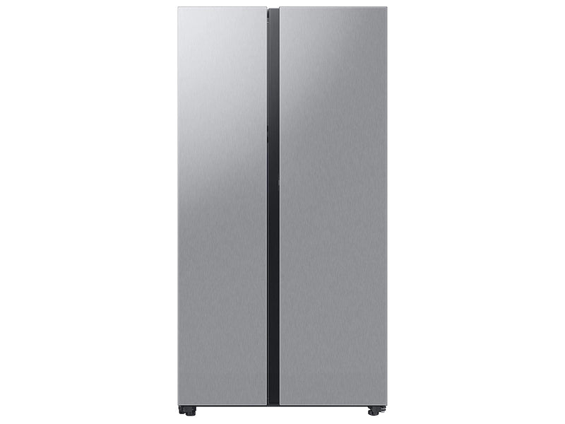 Samsung RS23CB7600QLAA Bespoke Counter Depth Side-By-Side 23 Cu. Ft. Refrigerator With Beverage Center™ In Stainless Steel