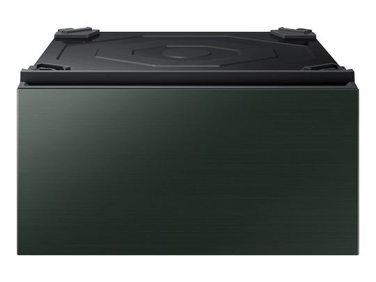 Samsung WE502NG Bespoke 27" Laundry Pedestal With Storage Drawer In Forest Green