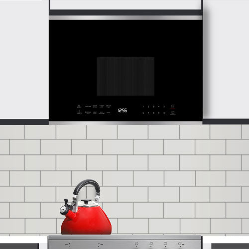 Xo Appliance XOOTR24BS 24"W Otr 1000W 300Cfm 1.34 Cu Ft - Black Glass