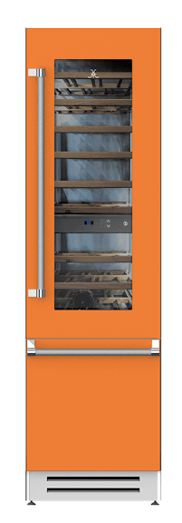 Hestan KRWL24OR 24" Wine Refrigerator - Left Hinge - Orange / Citra