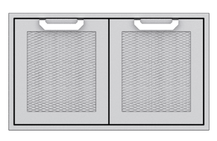 Hestan AGLP36DG Hestan 36" Double Sealed Pantry Storage Doors Aglp - Dark Grey (Custom Color: Pacific Fog)