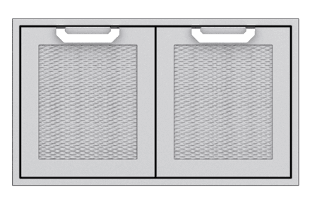 Hestan AGLP36WH Hestan 36" Double Sealed Pantry Storage Doors Aglp - White (Custom Color: Froth)