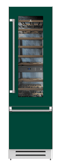Hestan KRWL24GR 24" Wine Refrigerator - Left Hinge - Green / Grove