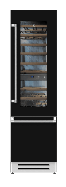 Hestan KRWL24BK 24" Wine Refrigerator - Left Hinge - Black / Stealth