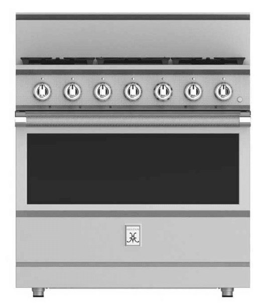 Hestan KRG365NG 36" 5-Burner All Gas Range - Natural Gas - Stainless Steel / Steeletto
