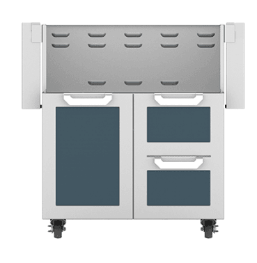 Hestan GCR30GG Hestan 30" Tower Cart With Double Drawer And Door Gcr30 - Dark Grey (Pacific Fog)