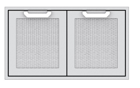 Hestan AGAD36DG Hestan 36" Double Access Doors Agad - Dark Grey (Custom Color: Pacific Fog)