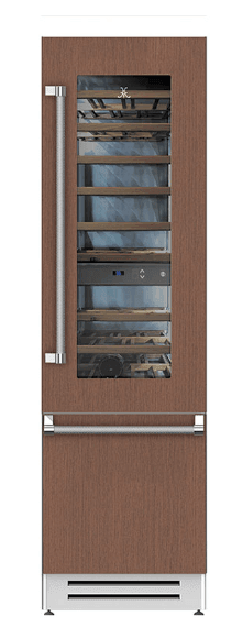 Hestan KRWL24OV 24" Wine Refrigerator - Left Hinge - Custom Wood Panel Ready