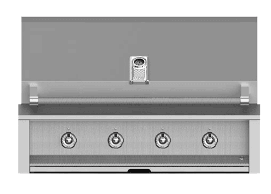 Hestan EAB42NG Aspire Series - 42" Natural Gas Built In Grill W/ U-Burners - Steeletto / Stainless Steel