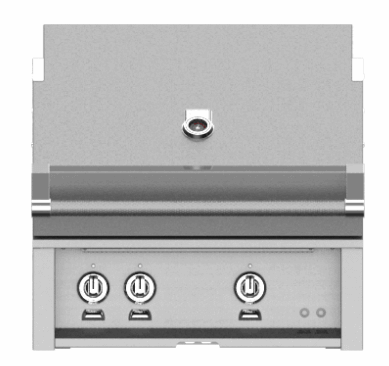 Hestan GSBR30NGDG Hestan 30" Natural Gas Built In Grill Gsbr30 - Dark Grey (Custom Color: Pacific Fog)