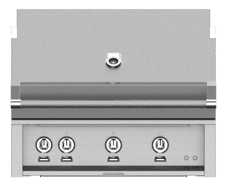 Hestan GABR36LPOR Hestan 36" Liquid Propane Gas Built In Grill Gabr36 - Orange (Custom Color: Citra)