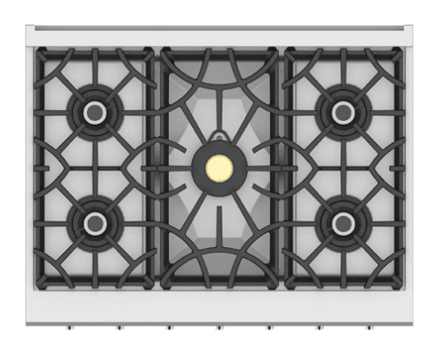 Hestan KRT365NG 36" 5-Burner Rangetop - Natural Gas - Stainless Steel / Steeletto