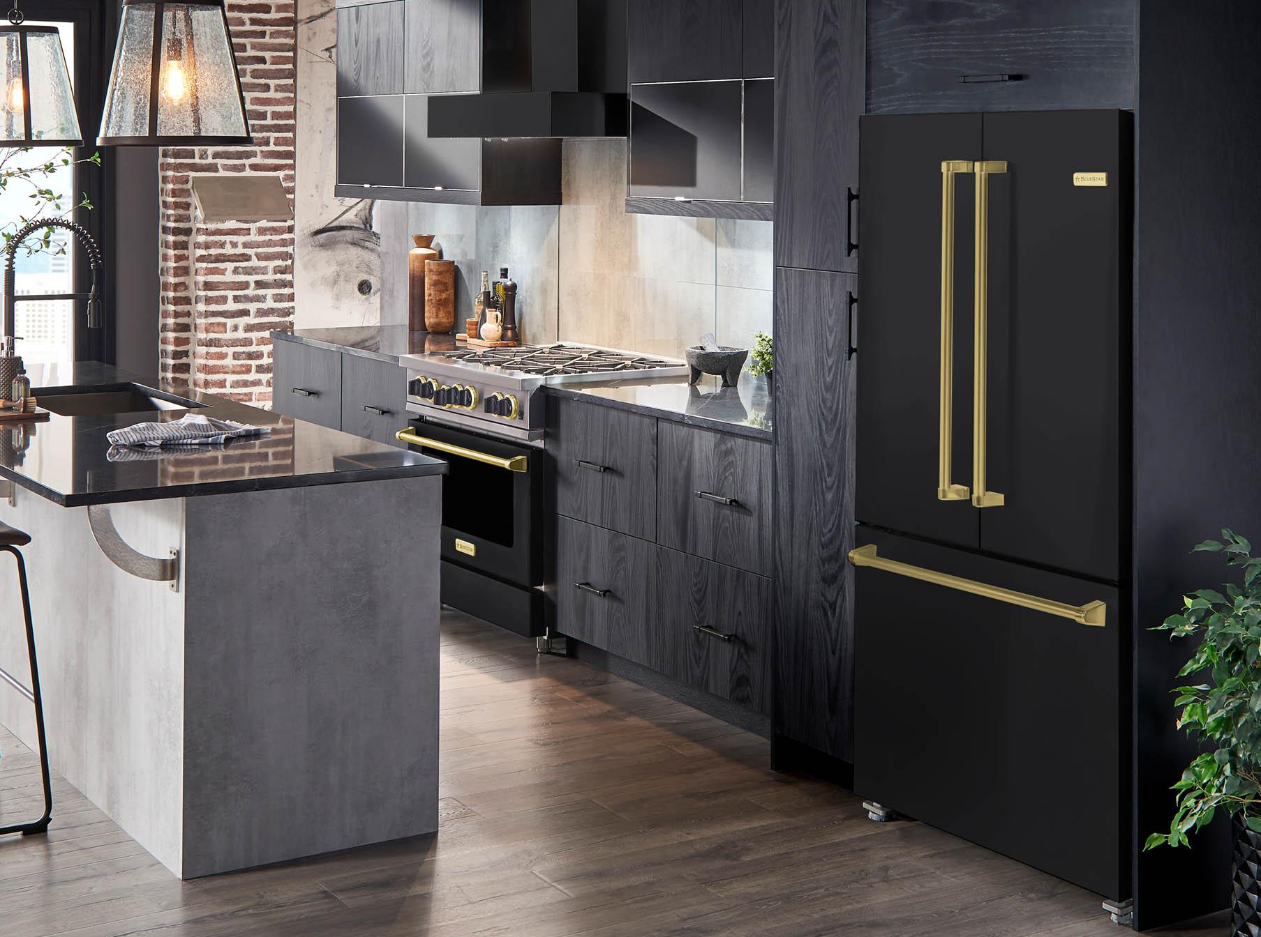 Bluestar FBFD361 36 Counter Depth French Door Refrigerator Freezer