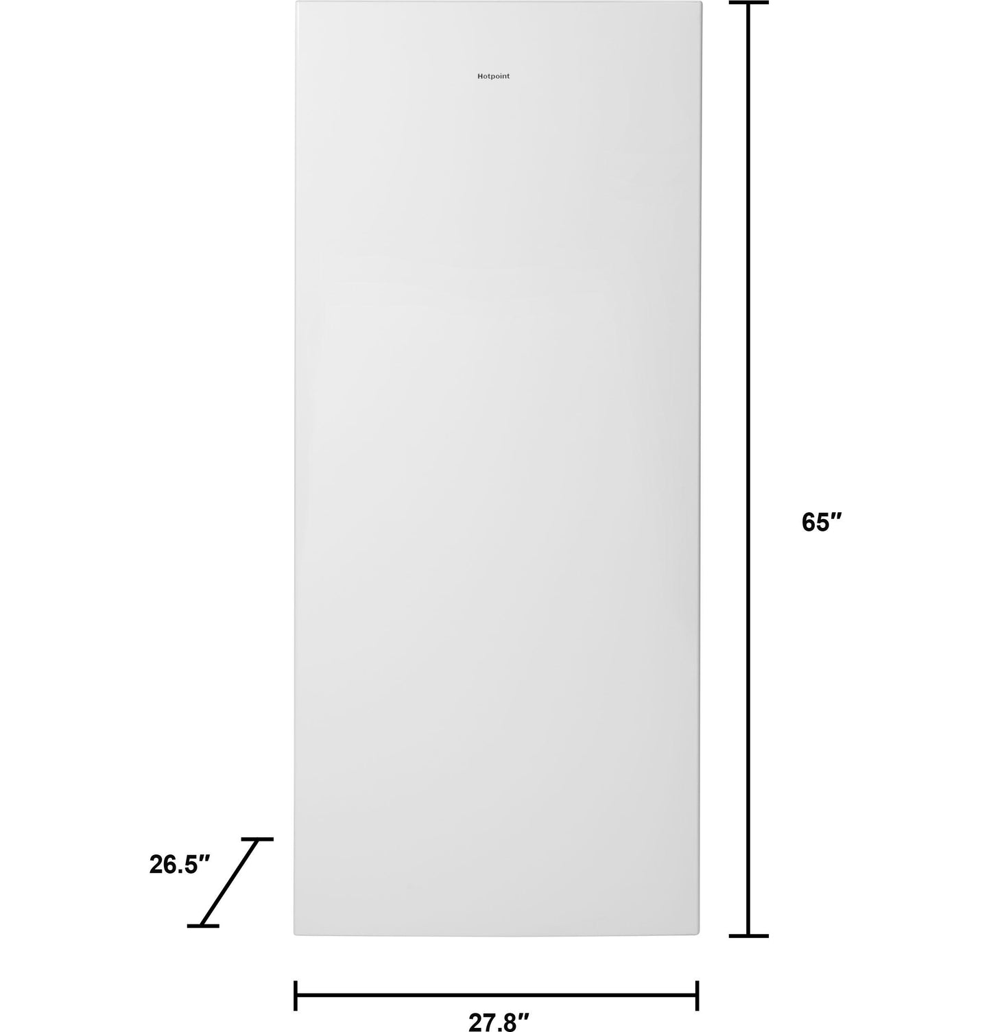 Hotpoint HUF13STRWW Hotpoint® 13 Cu. Ft. Frost-Free Upright Freezer