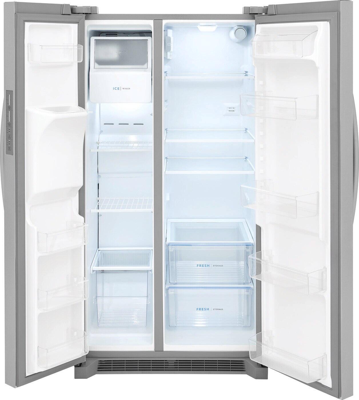 Frigidaire FRSS2633AS Frigidaire 25.6 Cu. Ft. 36'' Standard Depth Side By Side Refrigerator