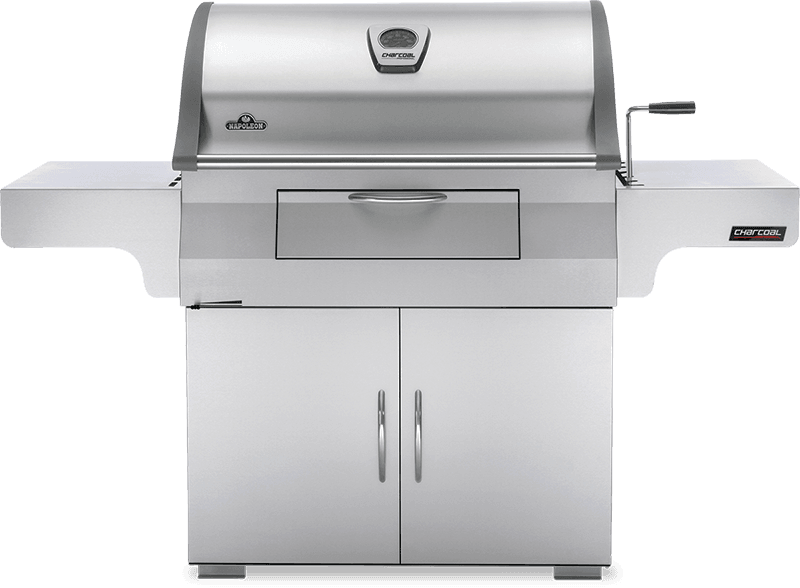 Napoleon Bbq PRO605CSS Charcoal Professional Cart Grill , Stainless Steel , Charcoal