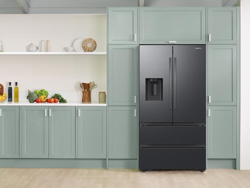Samsung RF31CG7400MT 30 Cu. Ft. Mega Capacity 4-Door French Door Refrigerator With Four Types Of Ice In Matte Black Steel