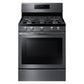 Samsung NX58T7511SG 5.8 Cu. Ft. Freestanding Gas Range With Air Fry And Convection In Black Stainless Steel