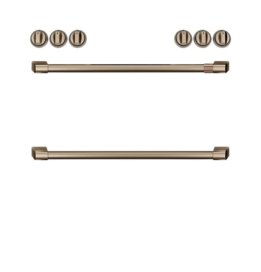 Cafe CXFCEHKPMBZ Café Front Control Electric Knobs And Handles - Brushed Bronze