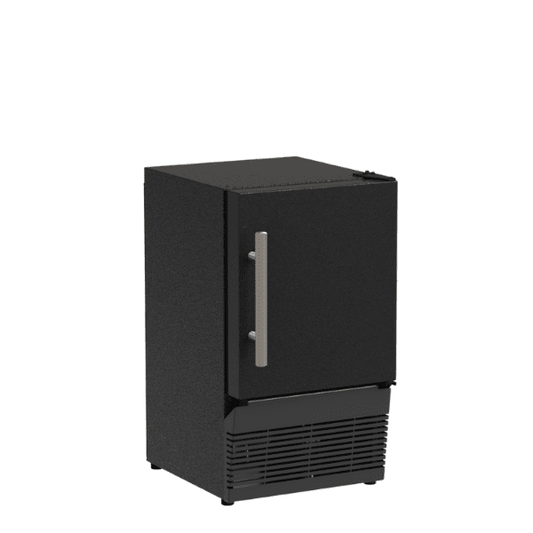 Marvel MACR214BS01A 14-In Low Profile Compact Crescent Ice Machine With Door Style - Black Solid