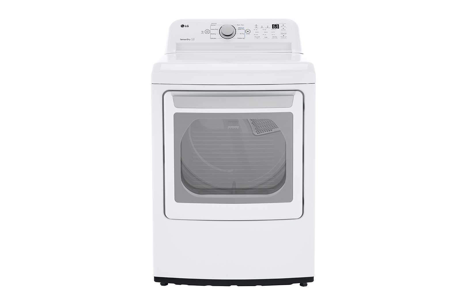 Lg DLE7150W 7.3 Cu. Ft. Ultra Large Capacity Electric Dryer With Sensor Dry Technology