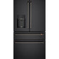 Cafe CXE22DP3PD1 Café™ Energy Star® 22.3 Cu. Ft. Smart Counter-Depth 4-Door French-Door Refrigerator