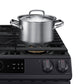 Samsung NX60T8711SG 6.0 Cu. Ft Front Control Slide-In Gas Range With Smart Dial, Air Fry & Wi-Fi In Black Stainless Steel