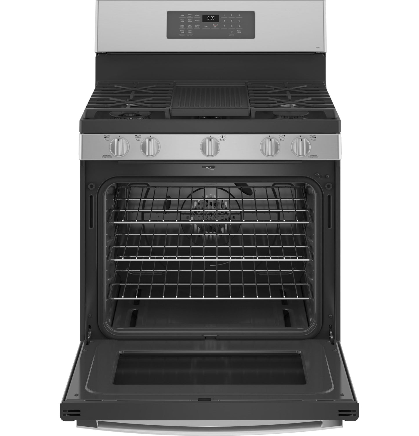 Ge Appliances PGB935YPFS Ge Profile™ Smart 30" Free-Standing Self Clean Gas Fingerprint Resistant Range With No Preheat Air Fry