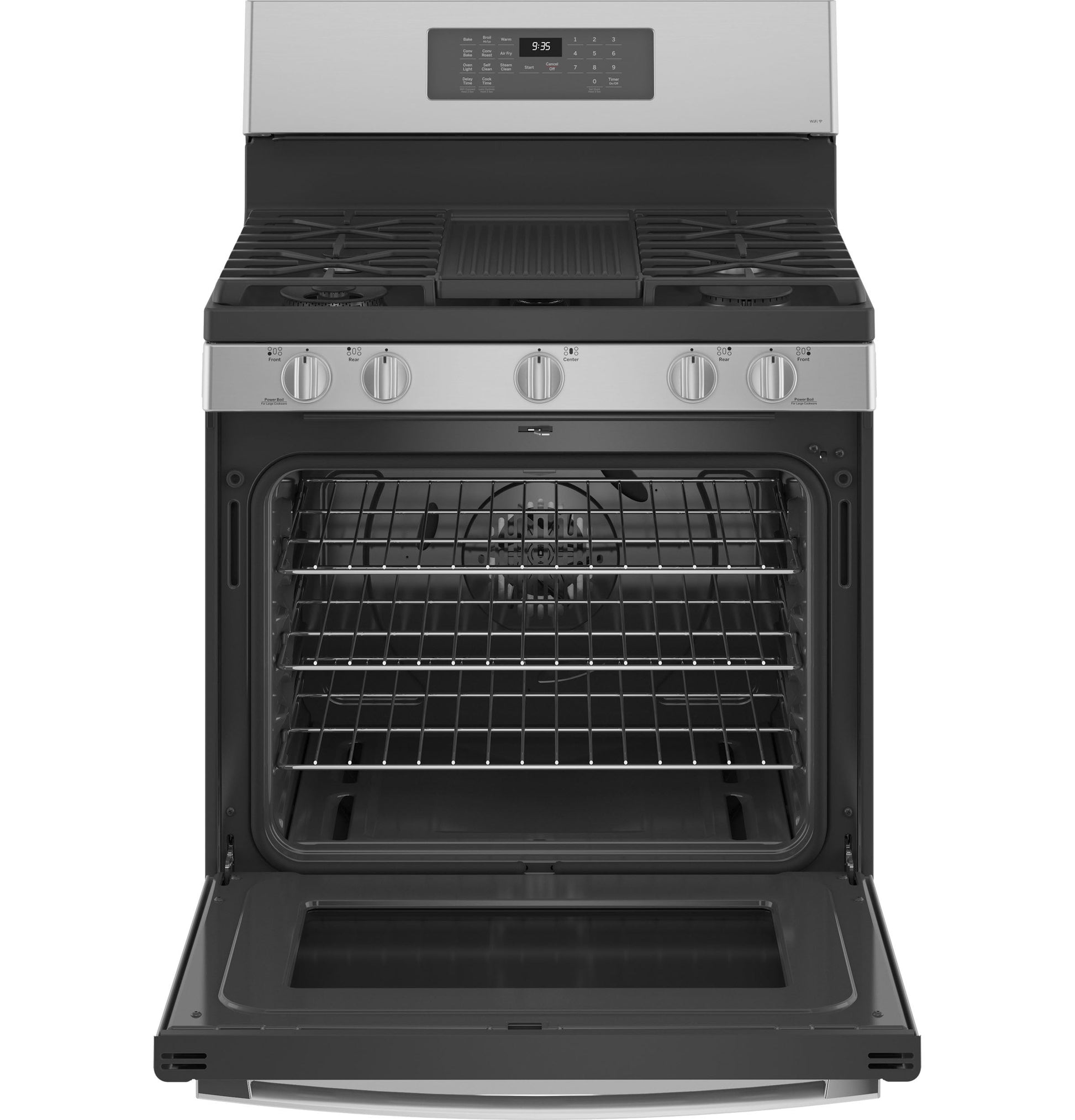 Ge Appliances PGB935YPFS Ge Profile™ Smart 30" Free-Standing Self Clean Gas Fingerprint Resistant Range With No Preheat Air Fry