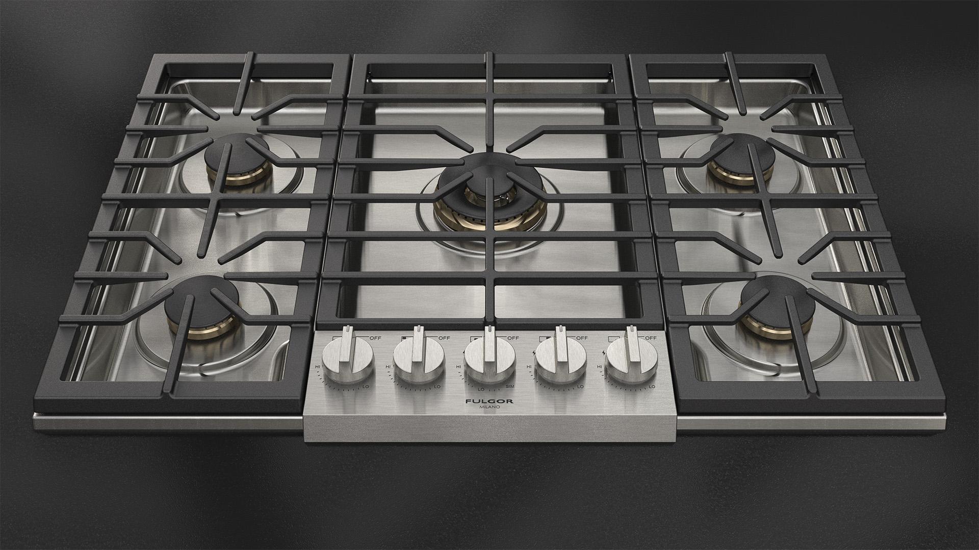 Fulgor Milano F6PGK305S2 30" Pro Gas Cooktop