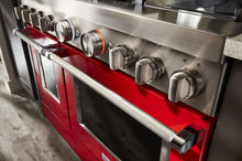 Kitchenaid KFGC558JPA Kitchenaid® 48'' Smart Commercial-Style Gas Range With Griddle - Passion Red