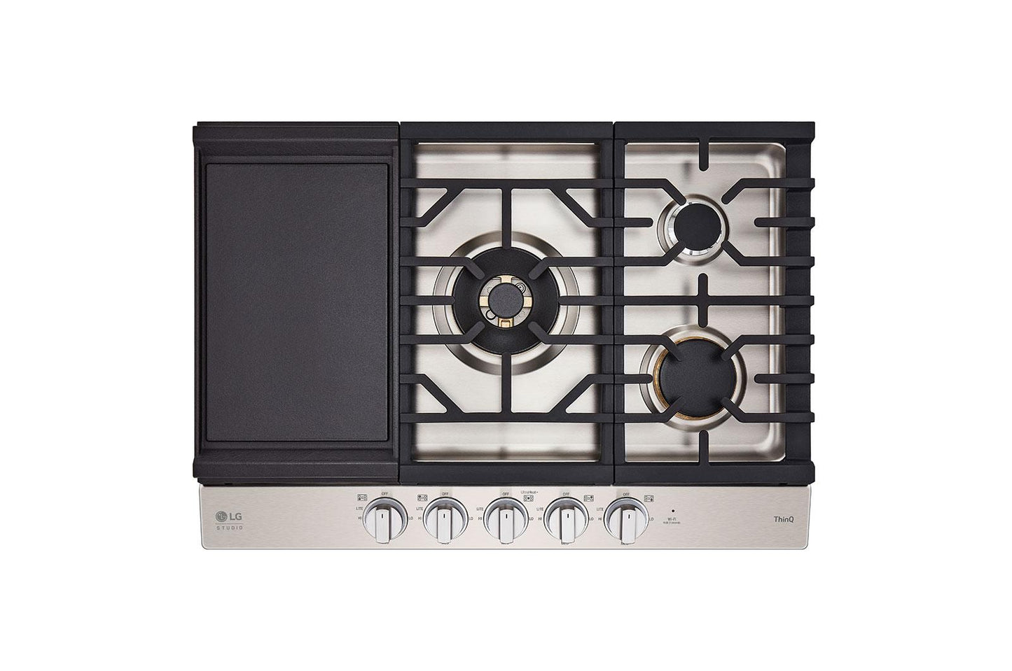 Lg CBGS3028S Lg Studio 30" Ultraheat™ Gas Cooktop With Easyclean®